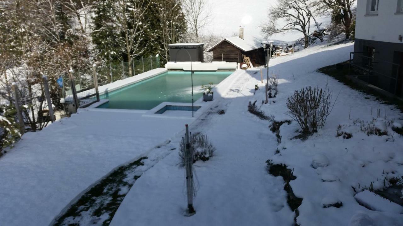 Traumhafte Ferienwohnung Mit Pool Steinen  外观 照片